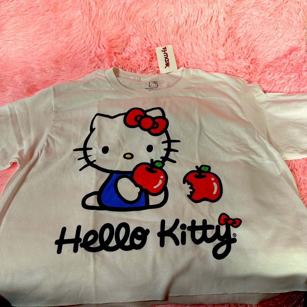 Hello Kitty Semi Crop Top Women